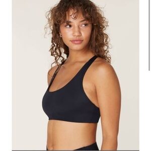 NWT Andie Swim Caledonia Top Bikini Separate Swimsuit Black Sz M